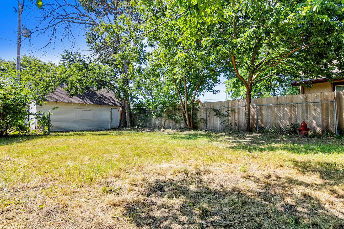 Fenced Backyard!